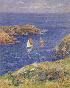 Henry Moret Ouessant,Clam Seas oil painting picture wholesale